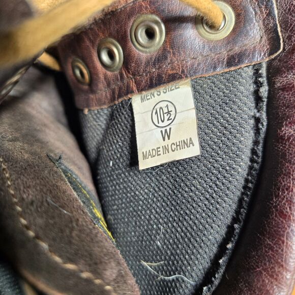 Ad Tec Advanced Technology Mens Size 10.5W Tumbled Leather Soft Toe Work Boots - Picture 13 of 13